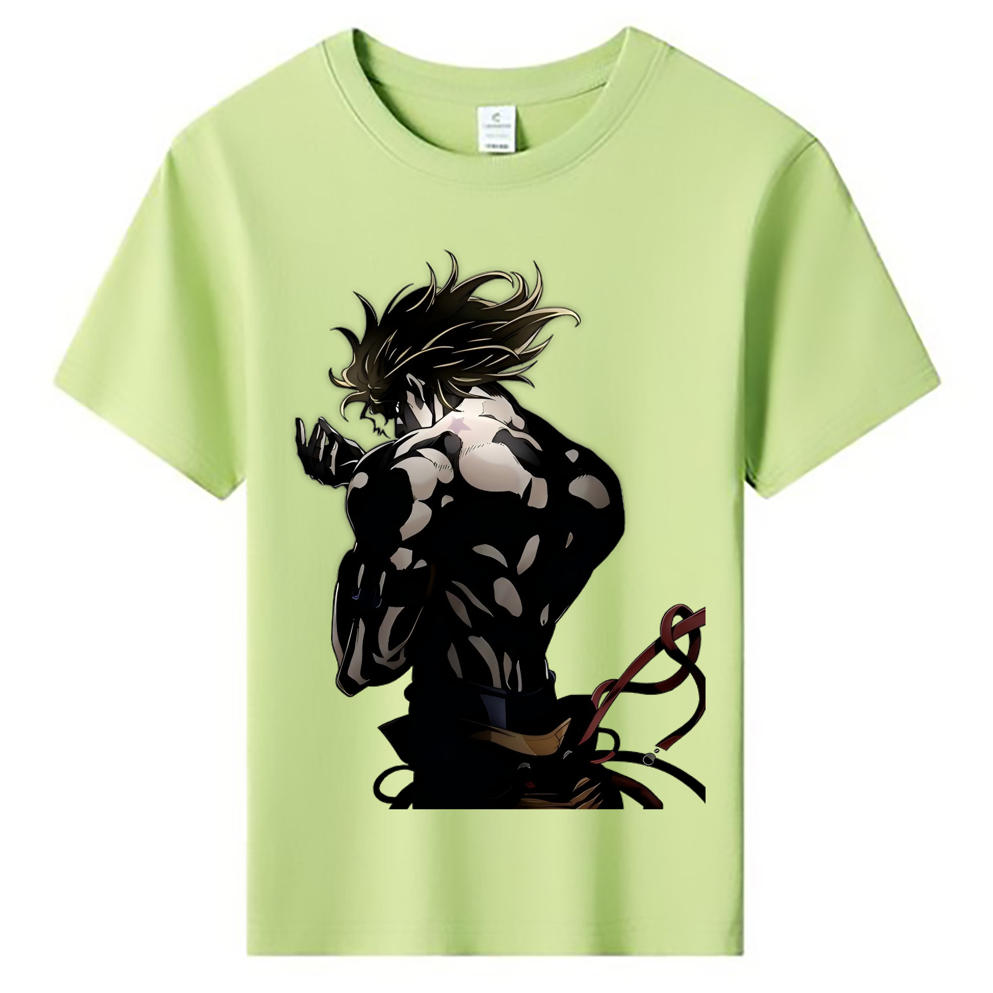 （画像用） ジョジョの奇妙な冒険 ディオ?ブランドー JoJo's Bizarre Adventure Dio Brando 綿100％キッズTシャツ（フロントプリント）